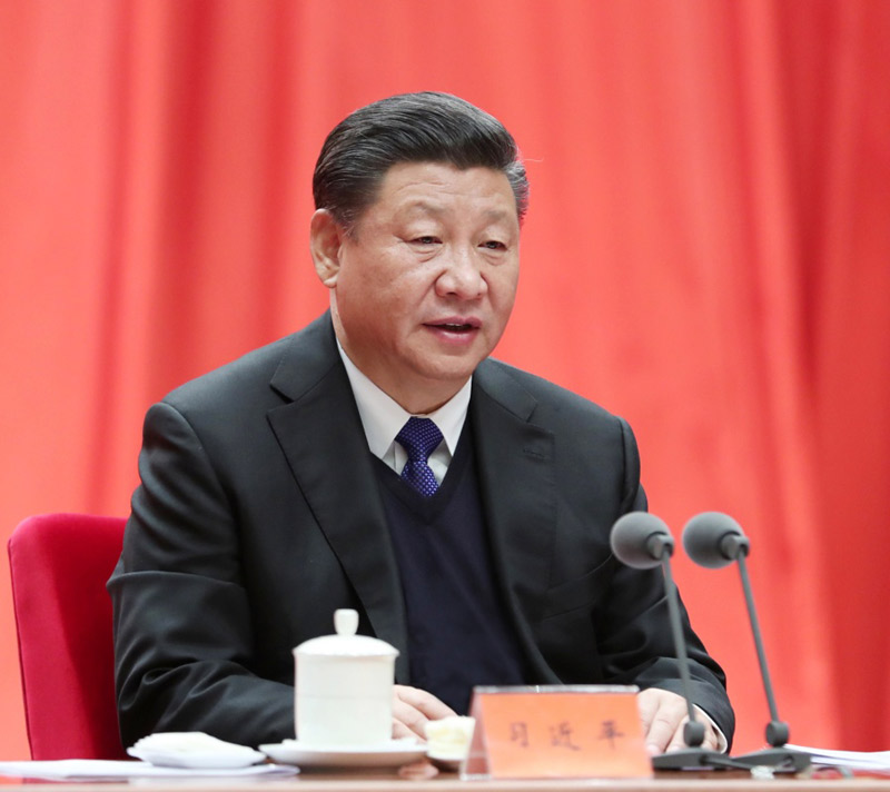 1月11日，中共中央總書記、國家主席、中央軍委主席習近平在中國共產黨第十九屆中央紀律檢查委員會第二次全體會議上發(fā)表重要講話。